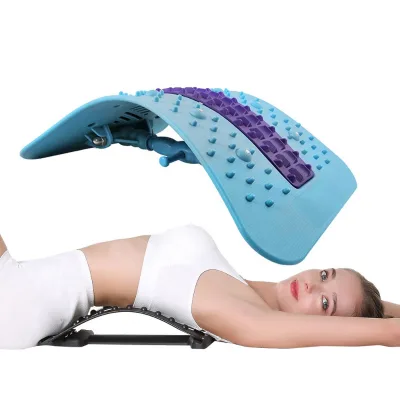New Design Magnetic Back Stretcher With Screw Rod Magnetic Arched Rotatable Back Lumbar Massage Equipment