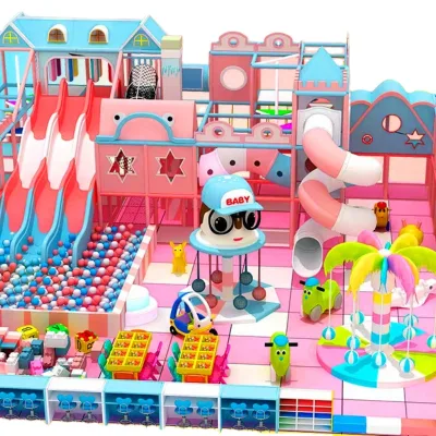 Sweet Candy Themed Soft Maze With Indoor Slide Full CE Cert Hot Popular Design, High-End Indoor Playground