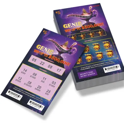 Mythical Style Lottery Tickets Low-Cost Batch Custom Factory Supply Digital Prinating Secure Winning Data Free Design Lucky Draw