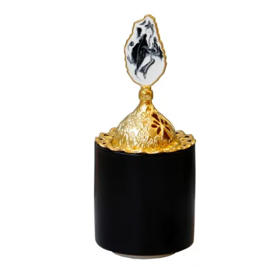 Wholesale Incense Burner Arabic Incense Burner With Gold Lid