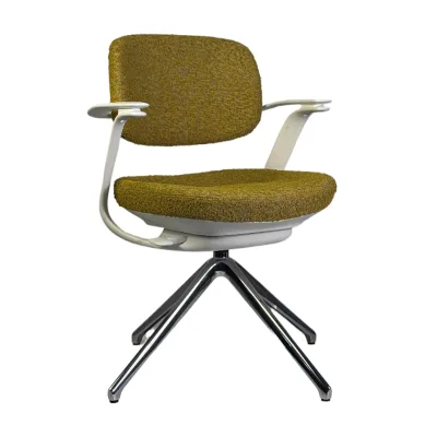 Hot Selling Contemporary Office Chairs Adjustable Height Comfortable Fabric Aluminum Frame for Home Training Room Meeting Room