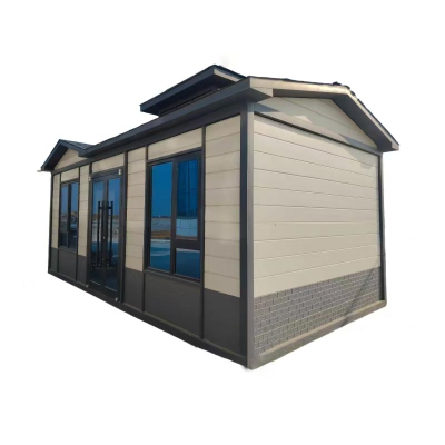 Contemporary Luxury Hybrid Solar/Wind Emergency Housing Quick Mobile Disaster Relief Villa Construction for Courtyard