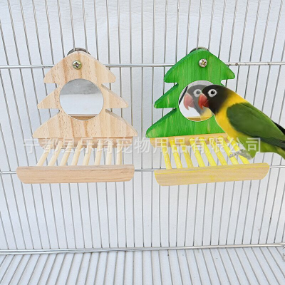 Magic Bird Mirror Funny Bird Toys Parrot Cage Bird Accessories