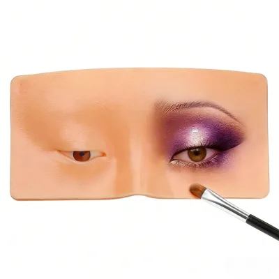5D Textured Silicone Makeup Training Face Reusable Soft Mannequin for Practice Permanent Makeup Accessories