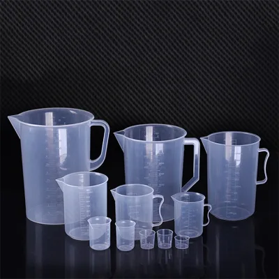 Top Quality 250ml 500ml 1000ml Plastic Graduated Measuring Cup Jug with Handle