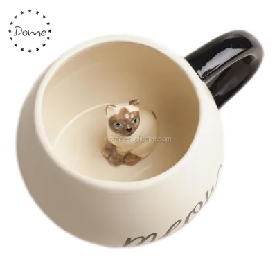 17 oz Baby Cat Inside Surprise Cat Coffee Mug