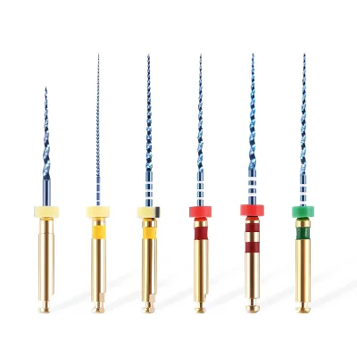 Endo Rotary Files Blue Heat Activated Rotary Files Dental Rotary Files