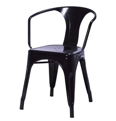 Hot Selling Best Price Steel Iron Frame Modern Design Vintage Industrial Dining Metal Chair
