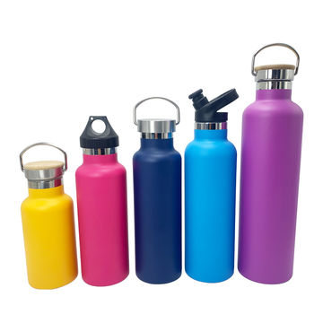 BPA free premium wide mouth stainless steel vacuum insulated sports flask bottle