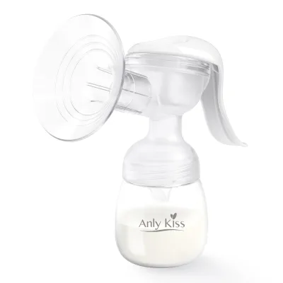 Anly Kiss Retail Low Moq Wholesale Silicone Manuelle Breast Pump Good Price Food Grade Manual Breast Pump