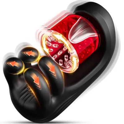 Customization 360° Licking Glans Mens Vibrator Rotating Clamping Penis Pump Trainer Male Masturbators Blow Job Toy Adult Sex Toy