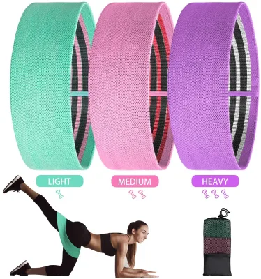 Hip Band Loop Bands Set Resistance Fabric Glute