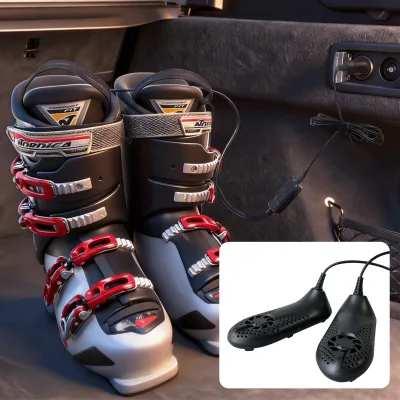 Custom Logo Portable Intelligent Shoe Dryer Heater with PTC Heating Technology CE Certified Eco-Friendly for Car Charger