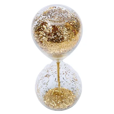 Various Models Gold Sequins Sand Decorative Hourglass Timer