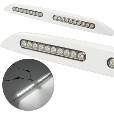 HEYRV 12V 6W 20 LED RV Exterior Light Waterproof White Awning Porch Light