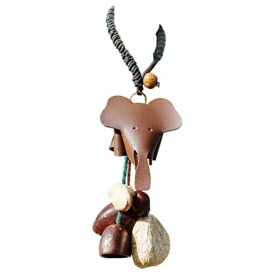 Yunyu Handmade Animal-Themed Pendant Gift Bestie Bag Charm Hanging Ornament Healing Handbell Decoration