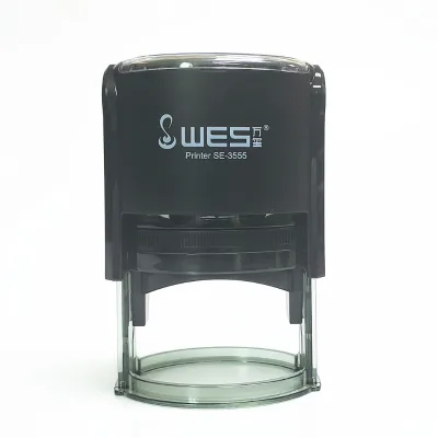 Automatic Office Stamp 35x55mm Oval Custom Text and Logo Self Inking for Business Contracts and Daily Office Use
