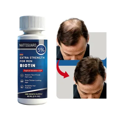 Men Hair Loss Regrowth Revitalizes Hair Follicles 5% Hair Growth Oil Topical Solution Anti-Hair Loss Hair Growth Treatment