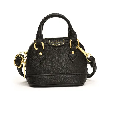 HY198 Hot Women's Mini Leather Handbag with Two Straps Cute Kid's Messenger Bag with PU Lining Bag