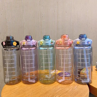Outdoor Portable Water Bottle -2L Lightweight With Adjustable Strap Camping Gear