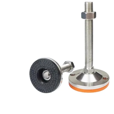 Adjustable Feet Durable Stainless Steel Leveling Mounts for Chair Industrial Machine Desk Leg