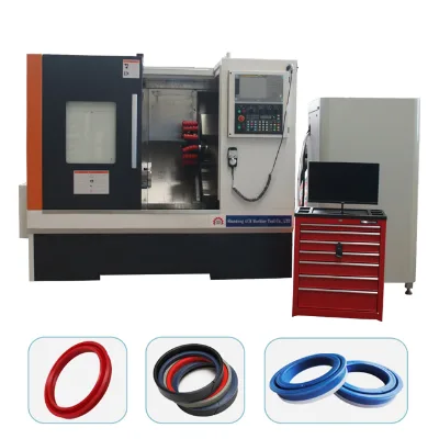 Manufacturer Specialized SK50 CNC Lathe for Sealing Ring Processing 12-position Turret Vacuum Cleaner and Design Software