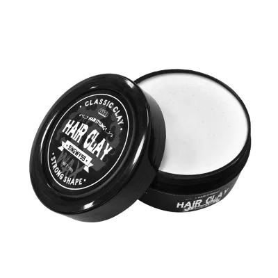 100ml Private Label Top-quality Hydrogenated Beeswax Hair Wax Clay for High Restylibility