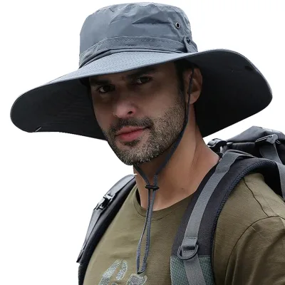 Summer Bucket Hat Caps Men Camping Hiking Hunting Cap Sun Hat Breathable Outdoor