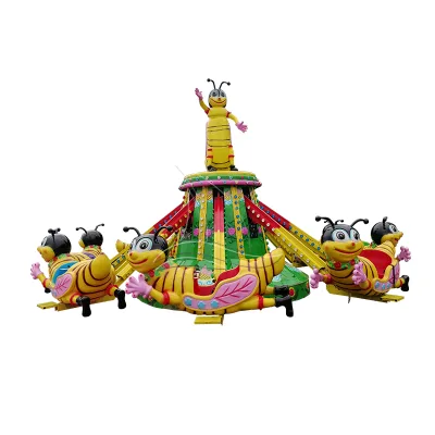 Most Popular Children Amusement Playground Control Machine Rides Self-control Bee Plane Amusement Rides for Sale