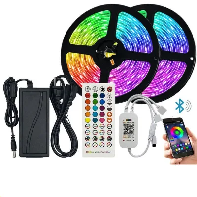 Led Strip Light Music Sync RGB 5050 Led Tape BT Control Flexible Ribbon for Room Party Decoration TV Backlight