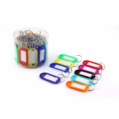 Cheap Name Room Number Keytag With Paper Insert Wholesale Plastic Hotel Keychain Key Tag Keyholder Key Labels