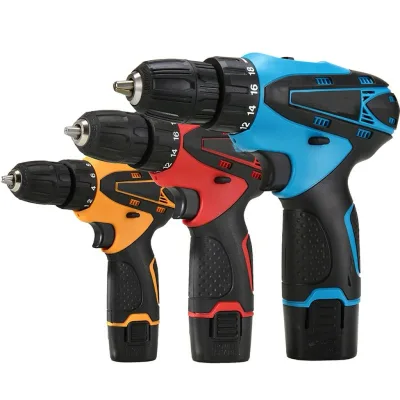 Lithium Battery Drill 12V Electric Screwdriver Drilling Machine for House Using Electric Tool Set Hand Drill Screwdriver Set
