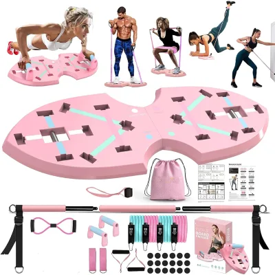 Foldable ABS Push-up Board for Home Workout Chest Press Exercise Board for Fitness and Strength Training