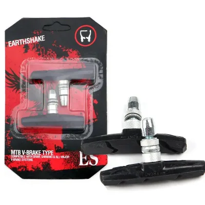 1Pairs Bike V Brake Wear-resistant Rubber Brake Shoes Silent Cycling Bicycle Accessories Systems Rear Brake Pads