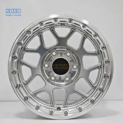 Beadlock Custom Polished 4x4 OffRoad Rims17 18 19 22 Inch Alloy Aluminum 6061 T6 ForTruck Pickup RAM 1500TRX Hilux Fast Shipping