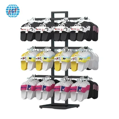 Shoe Store Display Racks Slipper Display Stand Factory Direct Sales Hanging Display Stand for slippers