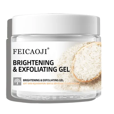 Hand, Foot, and Back Body Care Brightening, Whitening, and Softening Skin Exfoliating Rice Deep Cleansing Moisturizing Gel Cream