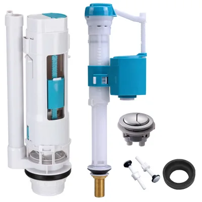 Bottom Filling Valve and Button Control Flush  and Filling Cistern Valve