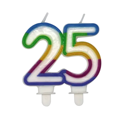 Custom Kids Color Printing Digital Candles Printed Digital Birthday Candles for Party