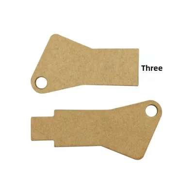 Creative Eco-Friendly High-Capacity 32GB/16GB USB Flash Drive Irregular Triangular Key Design Paper-Based Material for Business