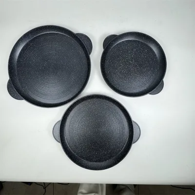 Household Items Non-stick Die-Cast Aluminum Non-Stick Paella Pan Die-Cast Pans Bbq Grills Outdoor