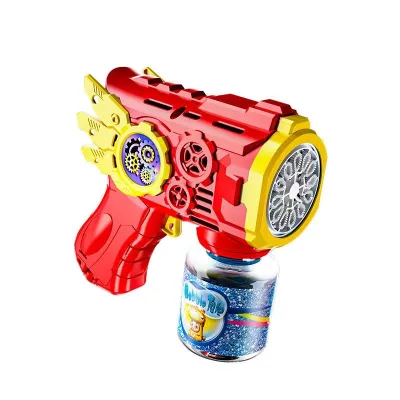 Stress Relief Bubble Toy ABS Gear Porous Bubble Gun Rich Bubbles Party Atmosphere Kids Gift