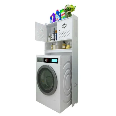 Waterproof Bathroom Toilet Water Closet Washing Machine Storage Rack Floor Type Multifunction Side Cabinet Upper Storage Cabinet