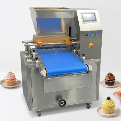 High Speed Cream Filling Equipment with Cupcake and Twinkie Custard Injector for Snack Cakes