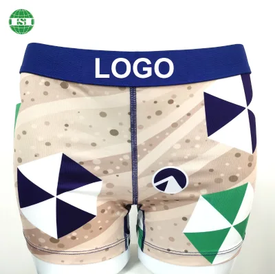 Customized Your Design Sublimation Printing Men Underwear Super Soft Women Boxer Boy Short