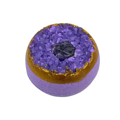 Custom Private Label Luxury Natural Handmade Vegan Crystal Bath Bomb Organic Bubble Bath Fizzy Safe for Kids Bath Bombs
