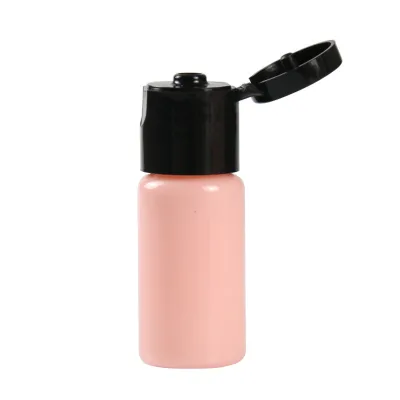 Hot pink Empty Refillable Pet Bottle With Screw Cap Portable Travel Use Lotion Cream Cosmetic Containers