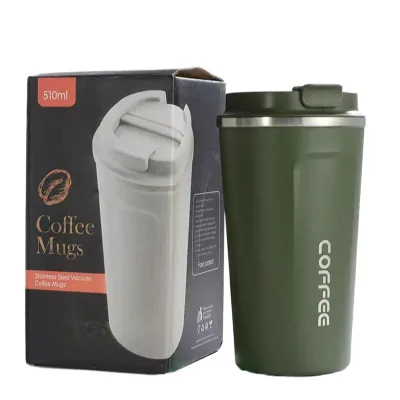 Smart Temperature Display Classic Coffee Mug Insulated Stainless Steel LED Lid Vacuum Flask Double Wall BPA Free Leak-Proof Car