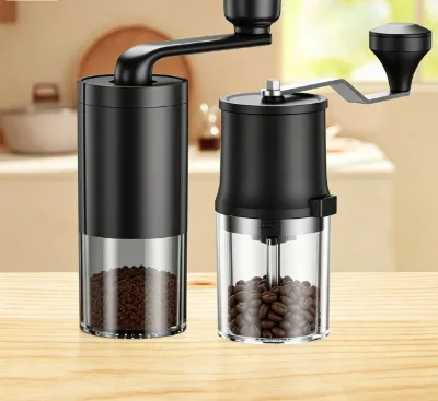 Modern Portable Household Manual Coffee Bean Grinder / Hand Crank Coffee Mill