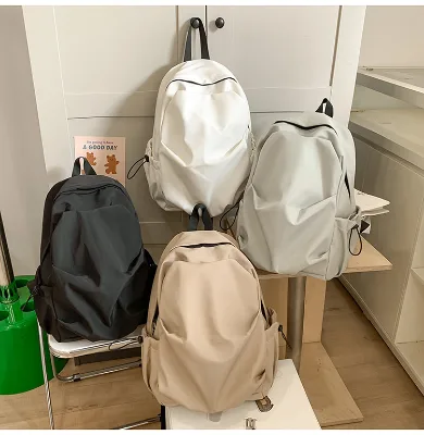 ZPB2723 Lightweight Ins Wind Style Large Capacity Backpack for Girls Durable Nylon with Polyester Lining Durable and Stylish